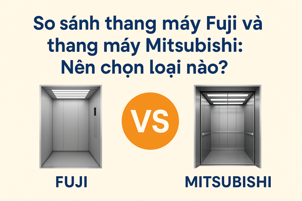 So sánh thang máy Fuji và thang máy Mitsubishi: Nên chọn loại nào?